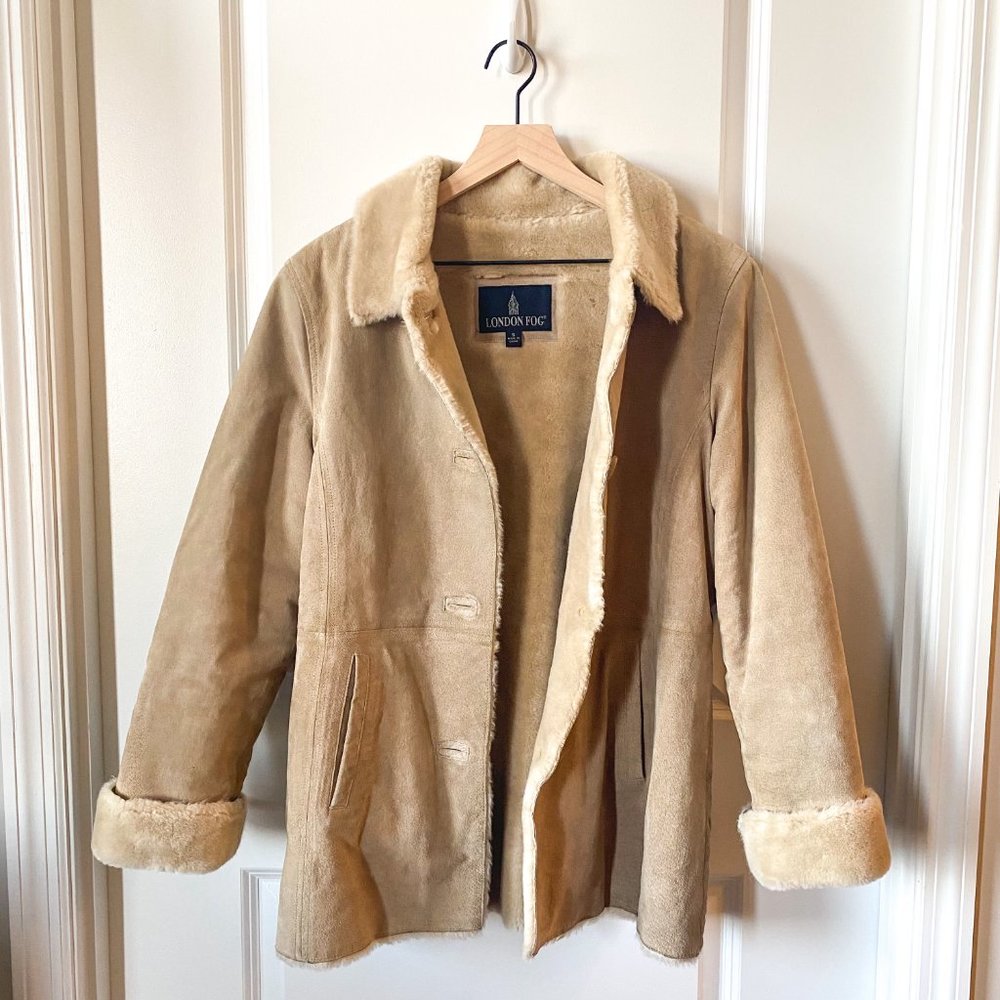 London Fog | Genuine Leather Winter Coat